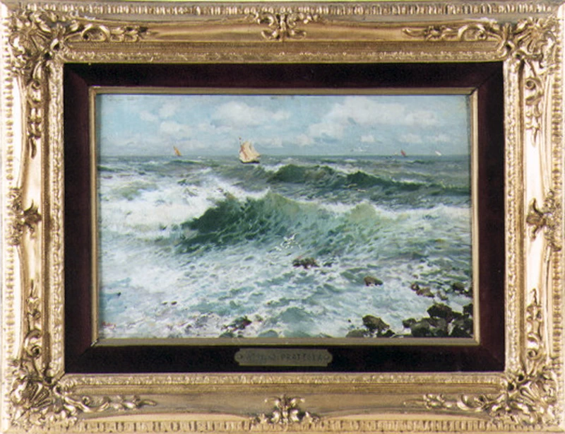38-paesaggio marino in burrasca -Capodimonte-Napoli  